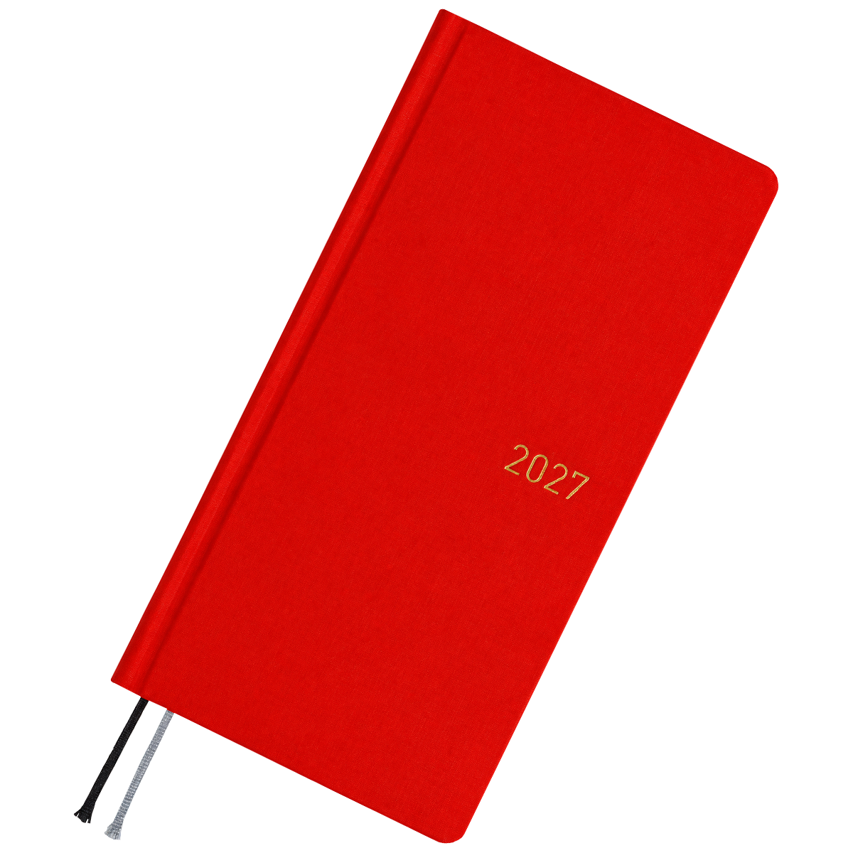 Hobonichi 2027 Light Hardcover Book - Colors: Poppy Red - Tall & Slim (Weeks - Janaury Start)-Pen Boutique Ltd