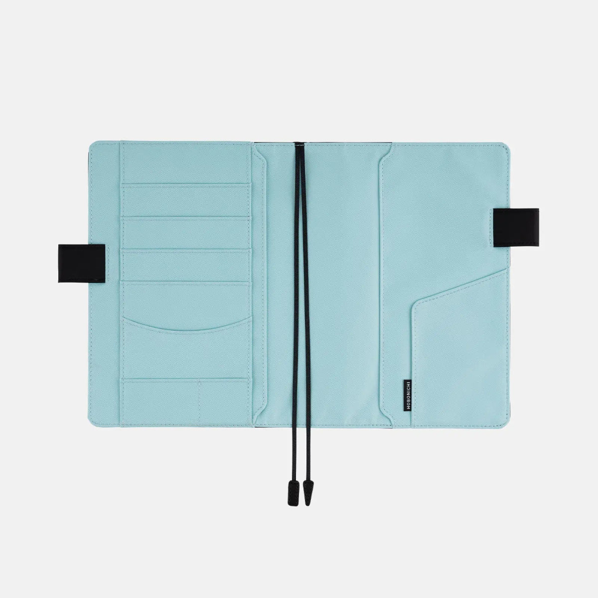 Hobonichi Cousin 2027 English Book & Cover - Black x Clear Blue - A5-Pen Boutique Ltd
