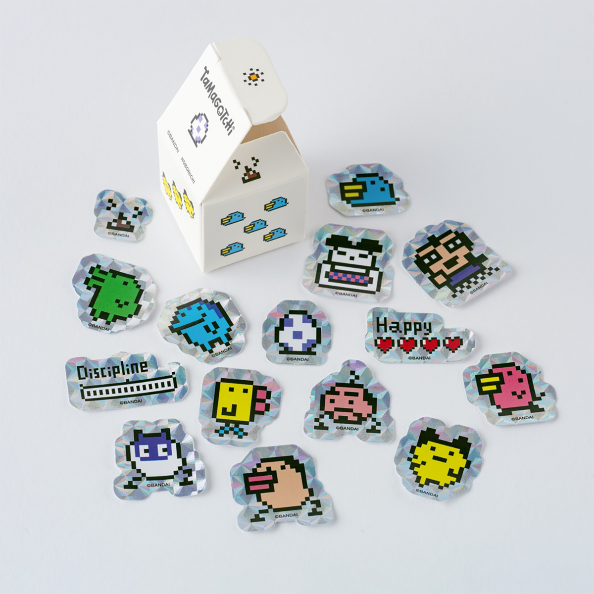 Hobonichi Flake Stickers - Tamagotchi (Set of 3 Boxes)-Pen Boutique Ltd