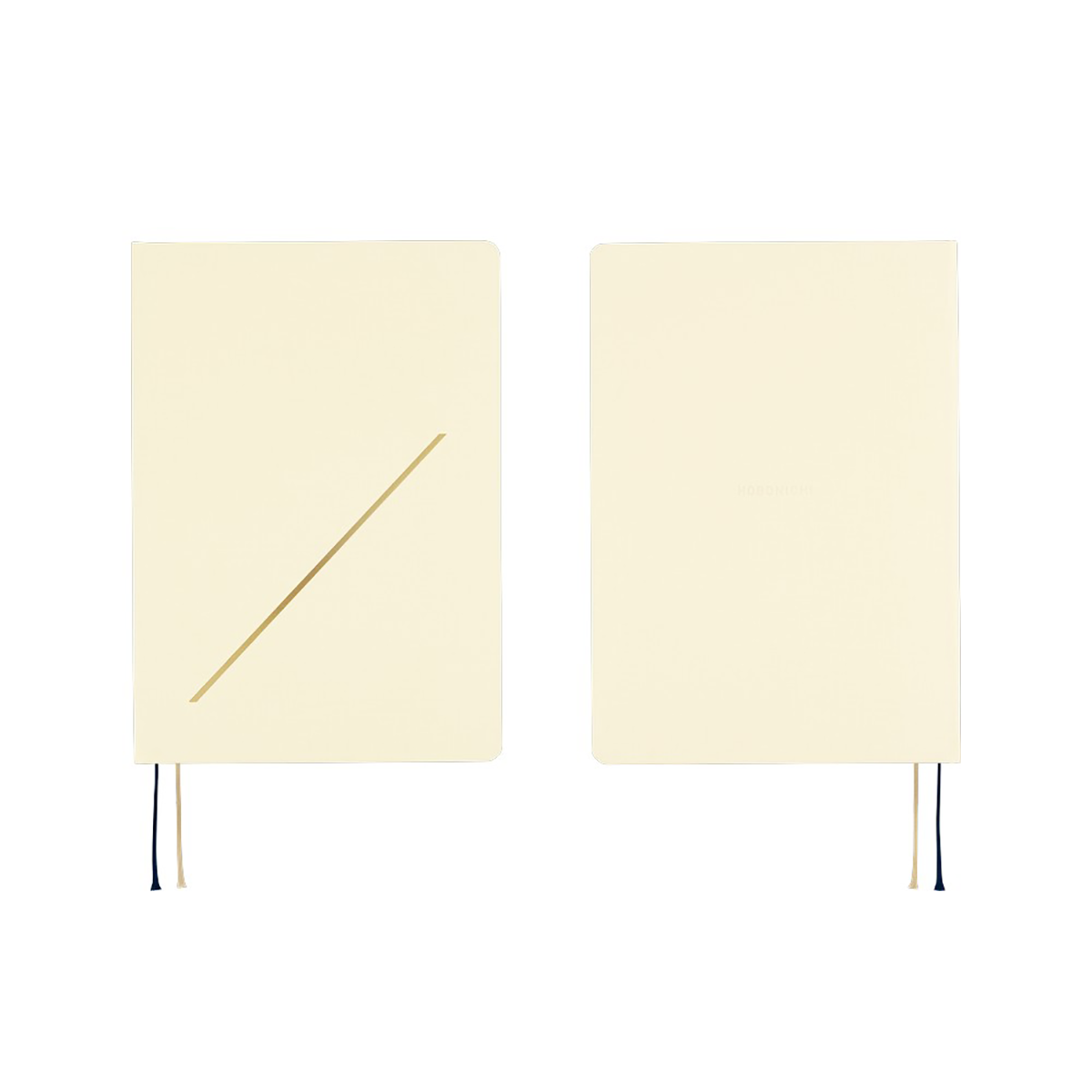 Hobonichi Hard Cover English Book - Slash (Ivory) & HON Stamped - A5 (January Start)-Pen Boutique Ltd