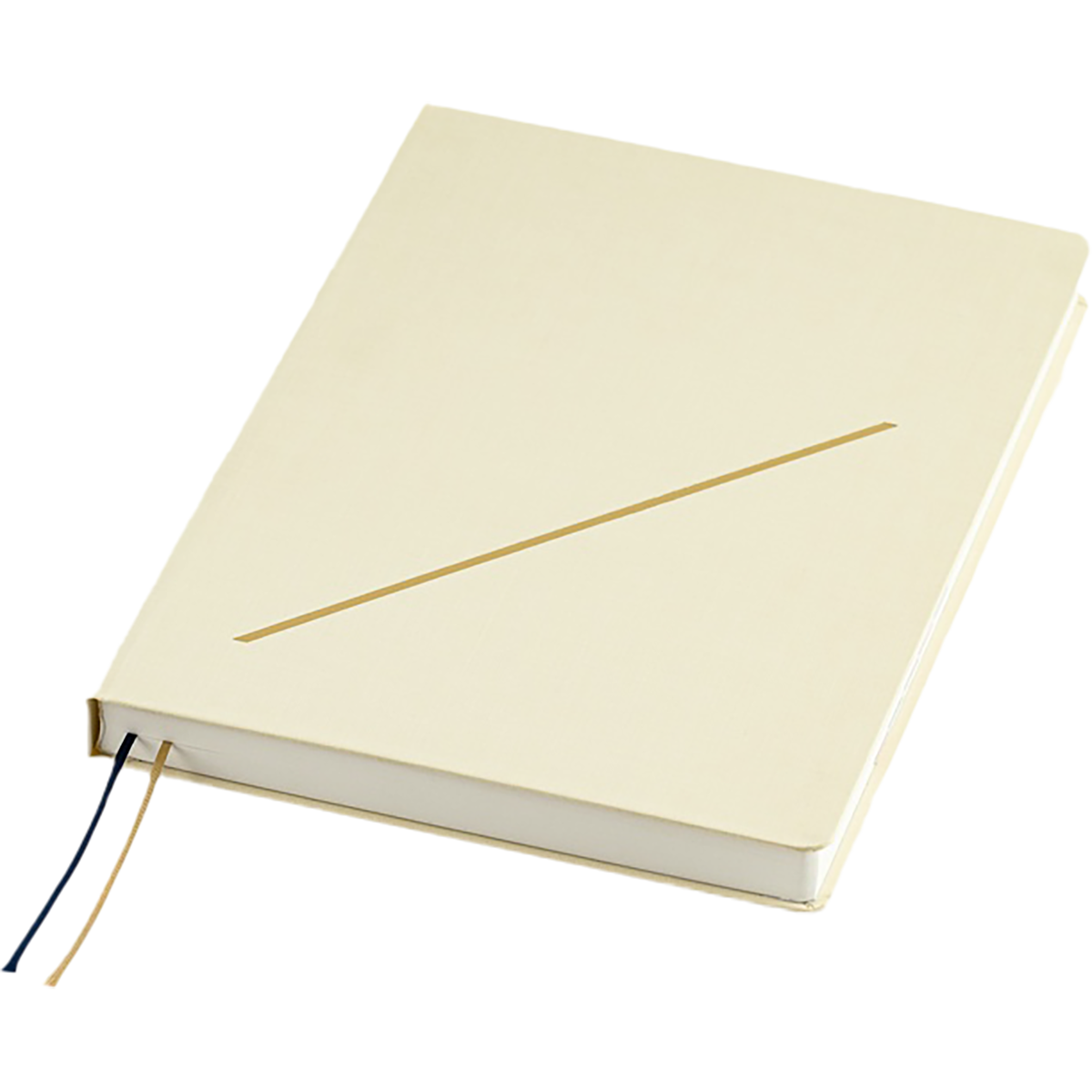 Hobonichi Hard Cover English Book - Slash (Ivory) & HON Stamped - A5 (January Start)-Pen Boutique Ltd