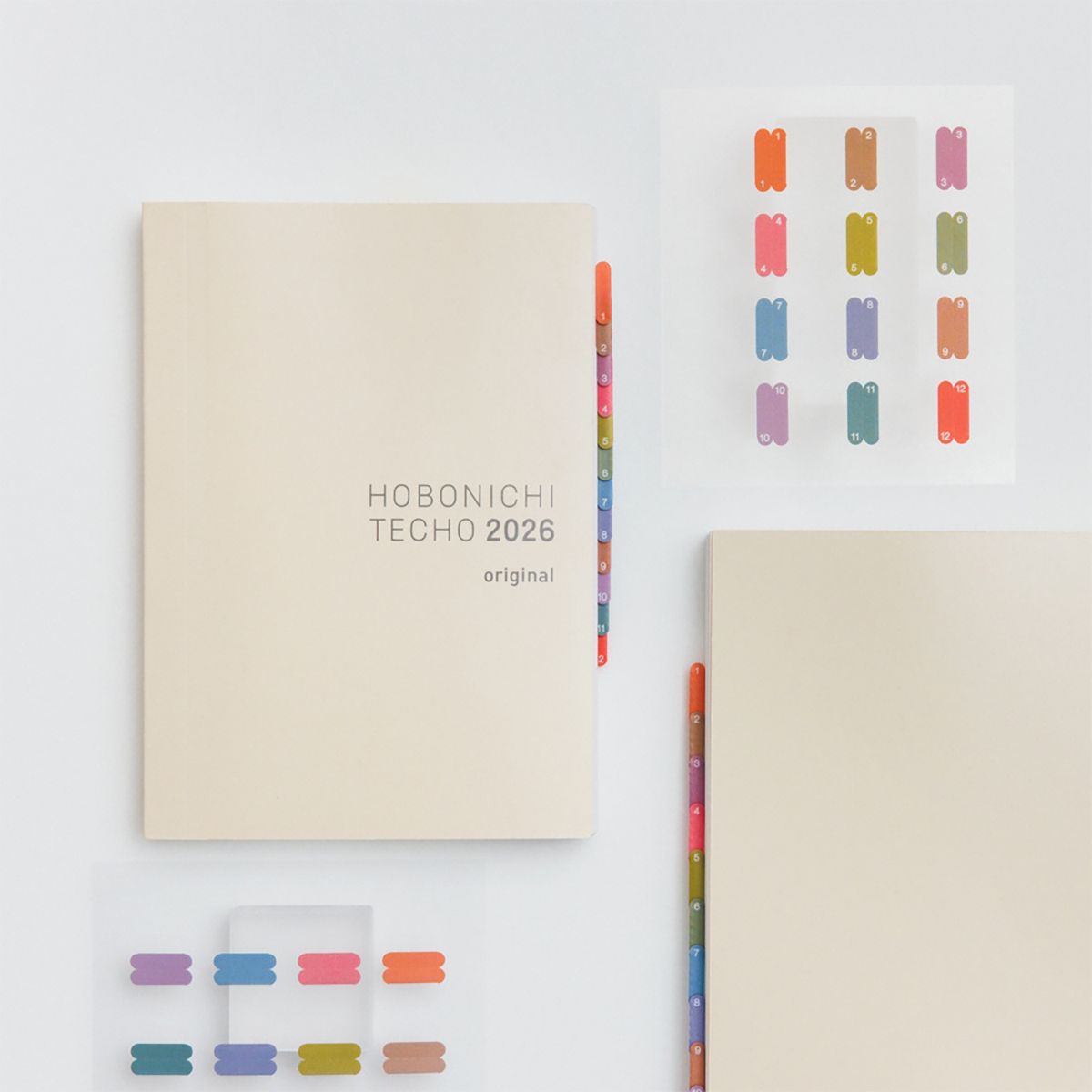 Hobonichi Index Stickers - TSUKI no IRO-Pen Boutique Ltd