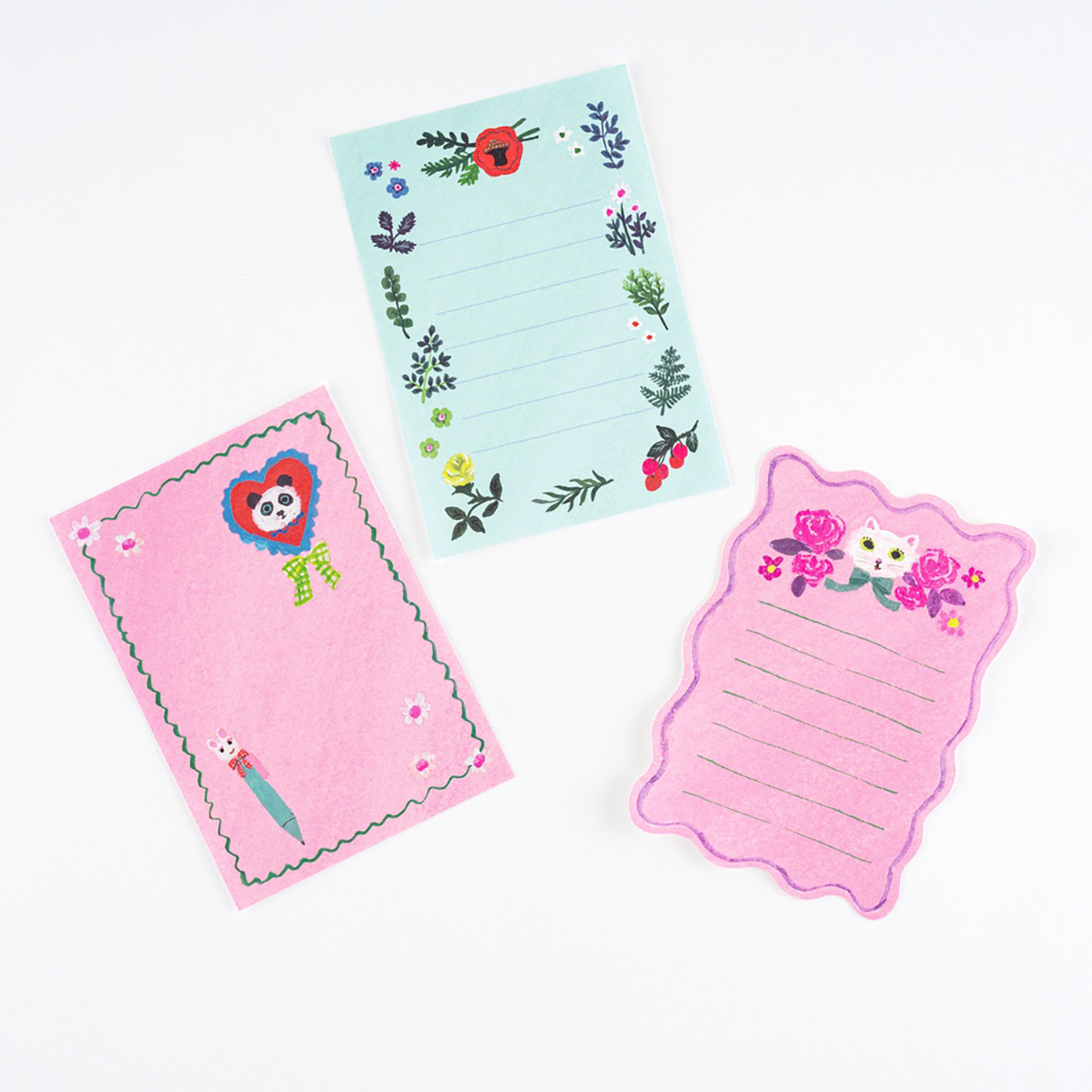 Hobonichi Mini Letter Set - Yumi Kitagishi: White Cat-Pen Boutique Ltd