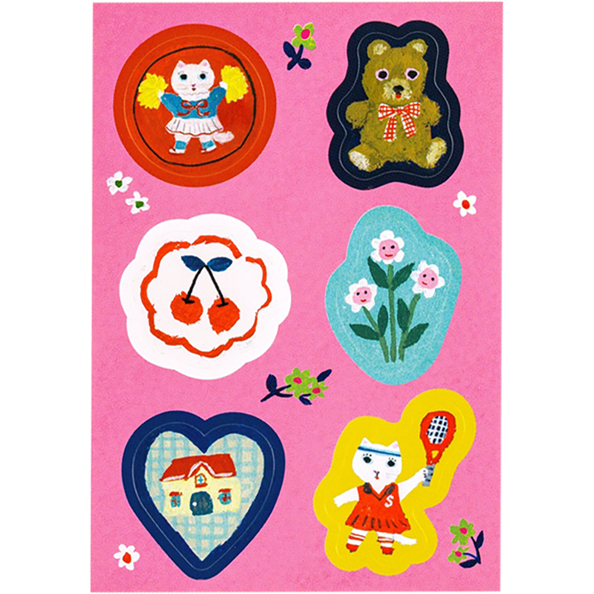 Hobonichi Mini Letter Set - Yumi Kitagishi: White Cat-Pen Boutique Ltd