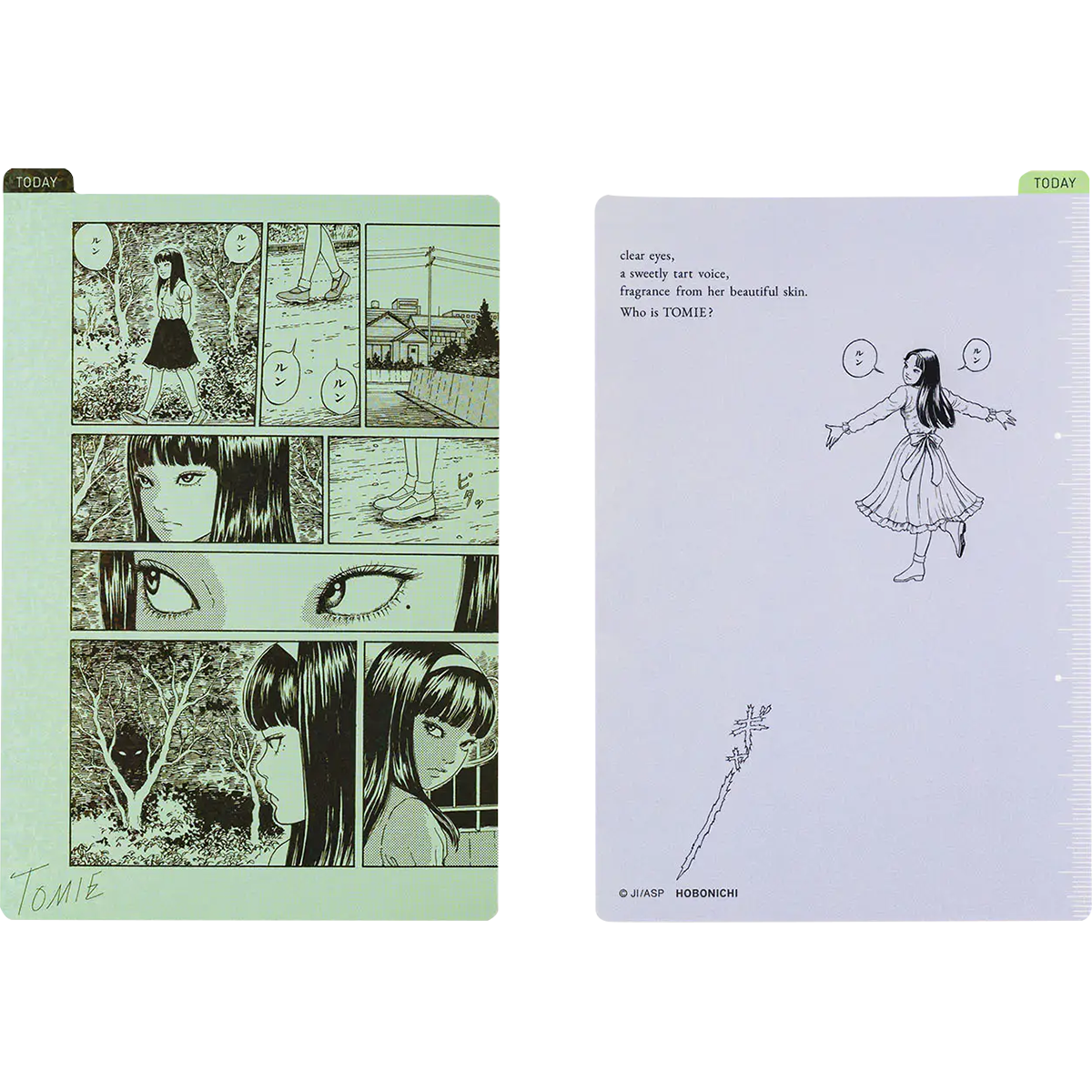 Hobonichi Pencil Board - Junji Ito - A6 (Tomie)-Pen Boutique Ltd