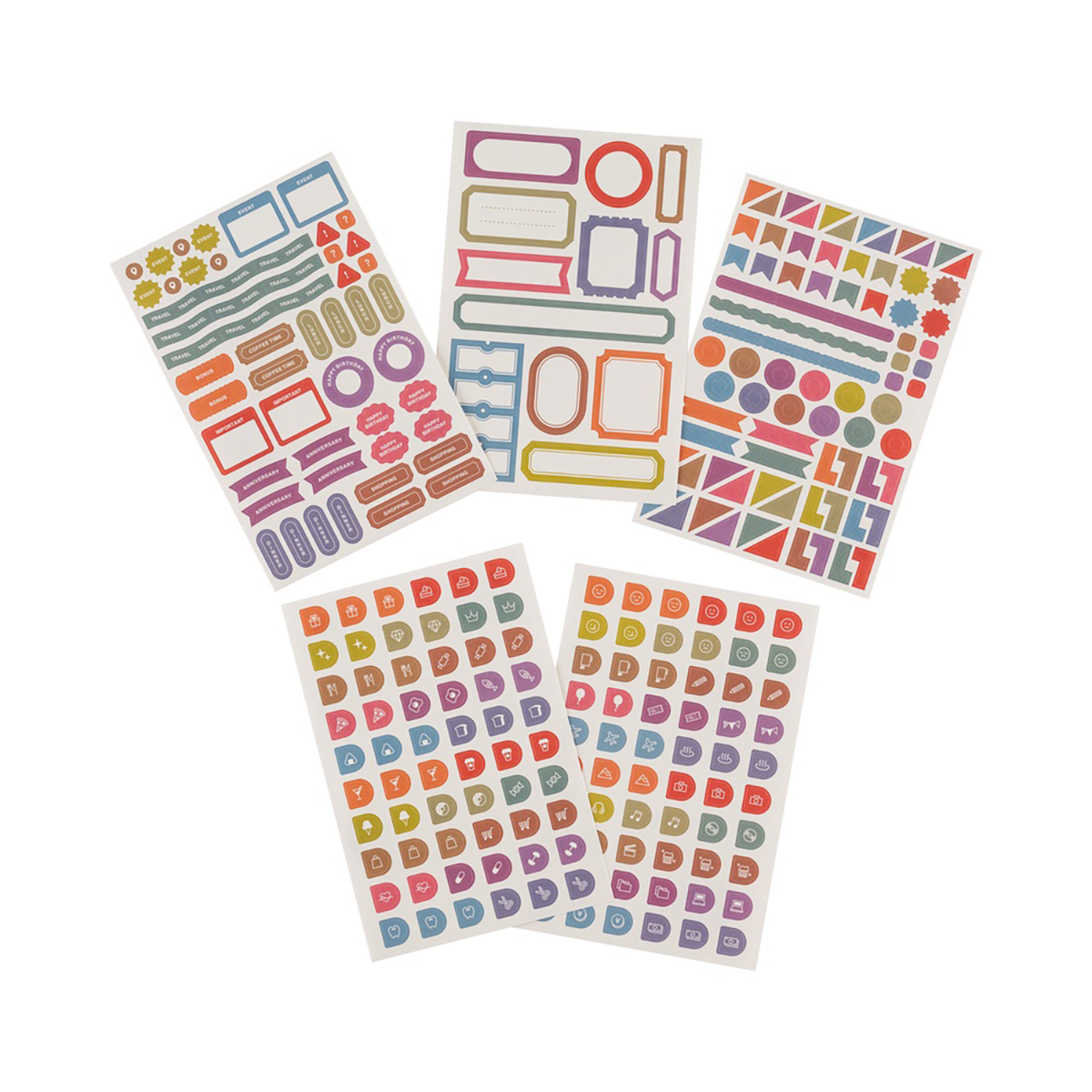 Hobonichi Sticker Set - TSUKI no IRO (Schedule)-Pen Boutique Ltd