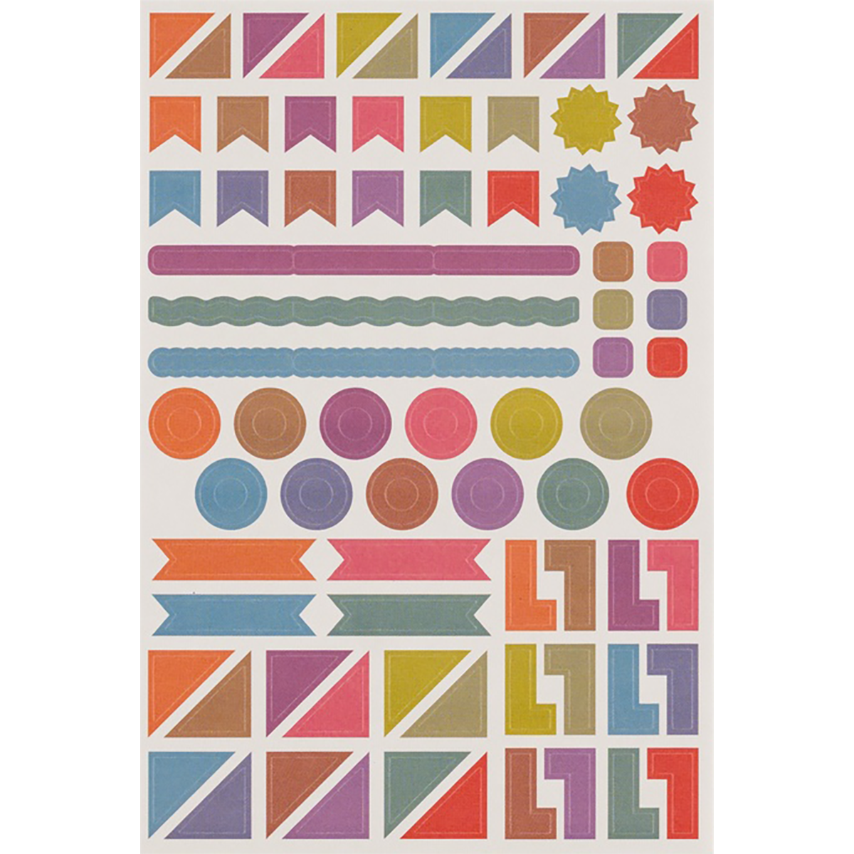 Hobonichi Sticker Set - TSUKI no IRO (Schedule)-Pen Boutique Ltd