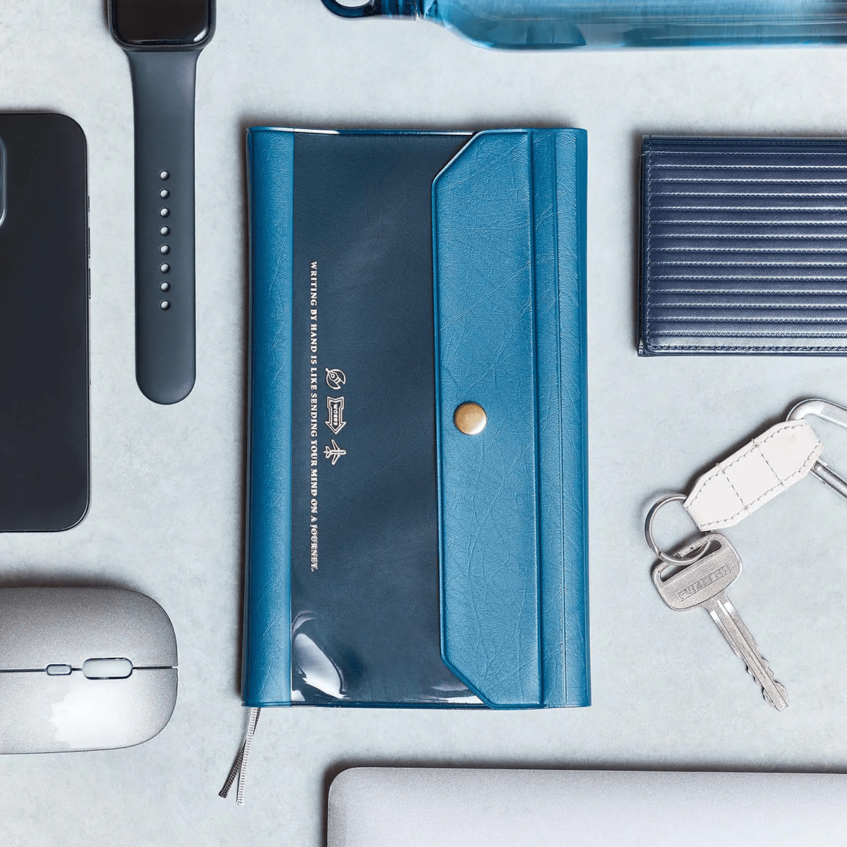 Hobonichi Document Case - Alettone: Navy - A6 - Pen Boutique Ltd
