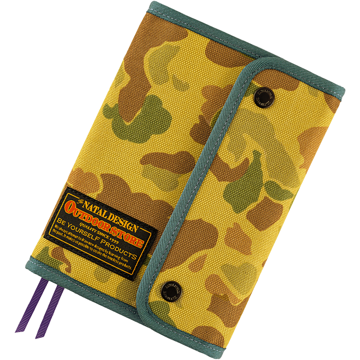 Hobonichi Japanese 2027 Book & Cover - Natal Design: Hello New Day! (Camo) - A6-Pen Boutique Ltd