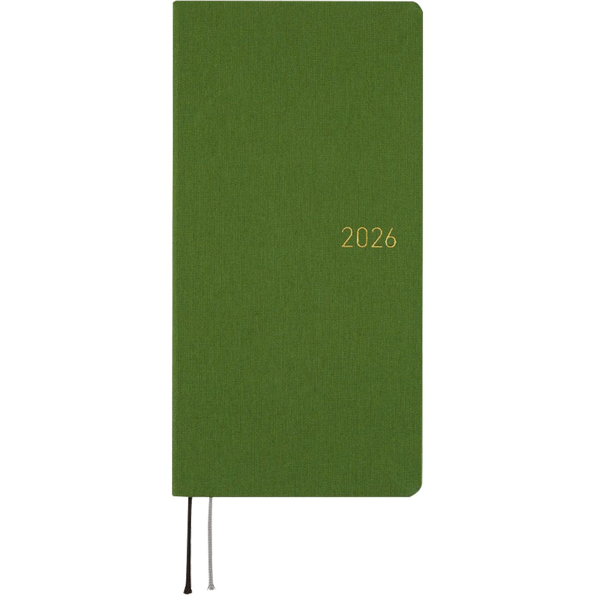 Hobonichi Soft Cover English Book - Colors: Antique Green - Tall & Slim (Weeks - January Start)-Pen Boutique Ltd