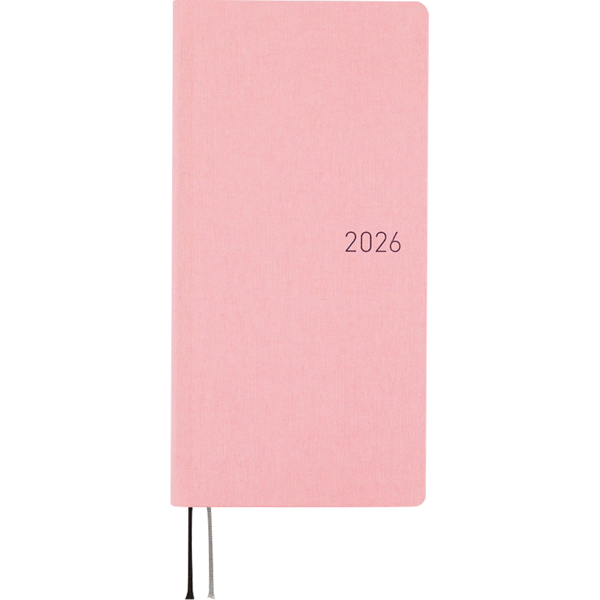 Hobonichi Light Hard Cover Mega English Book - Colors: Strawberry Milk - Tall & Slim (Weeks - January Start)-Pen Boutique Ltd