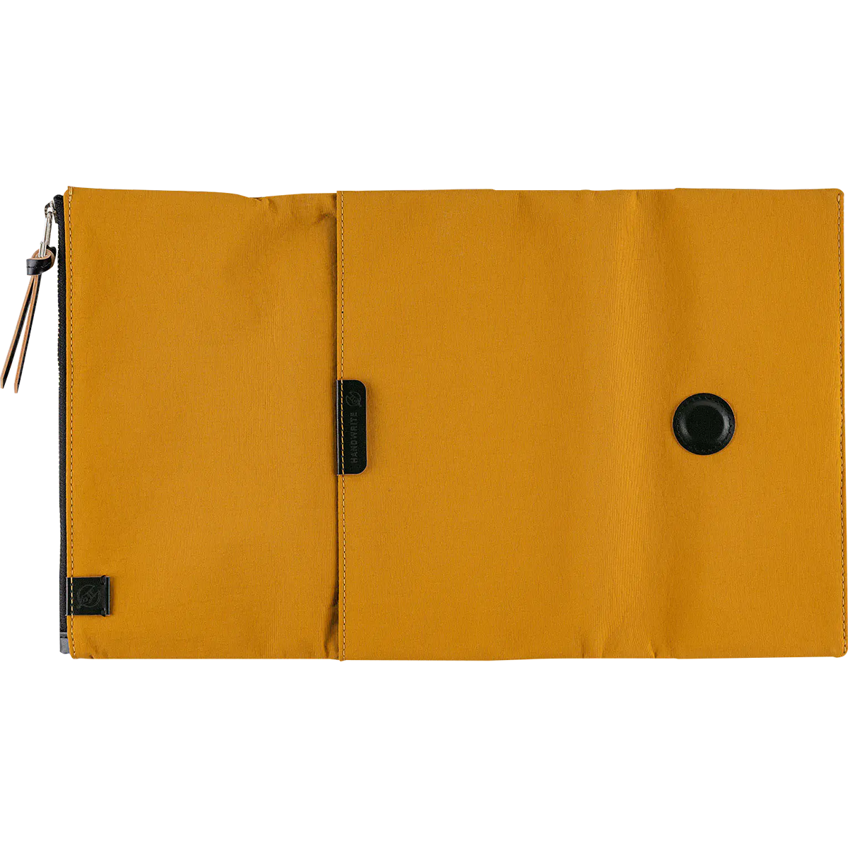 Hobonichi Cover - Tragen: Mustard - Tall & Slim - Zipper Closure-Pen Boutique Ltd