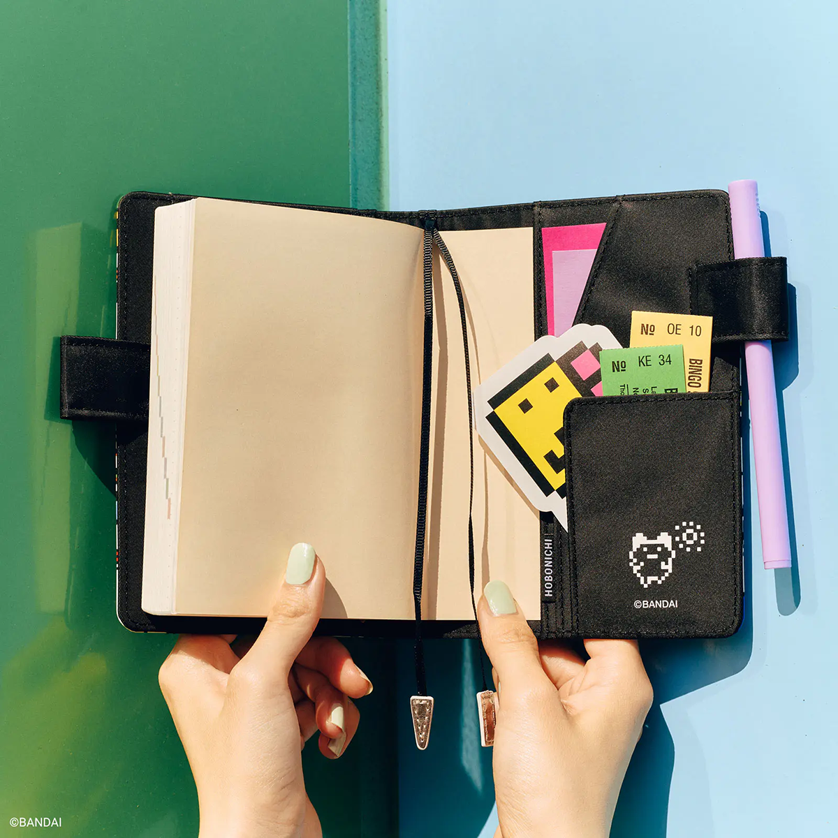 Hobonichi English Book & Cover - Tamagotchi: Tamagotchi Techo Discovered! - A6 (January Start)-Pen Boutique Ltd