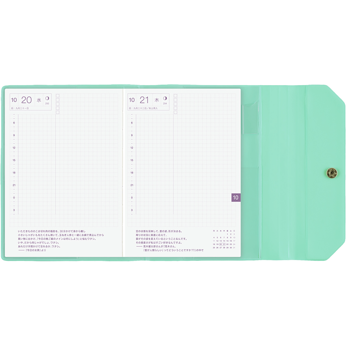 Hobonichi Japanese 2027 Cover - Alettone: Sweets - A6 - Pen Boutique Ltd