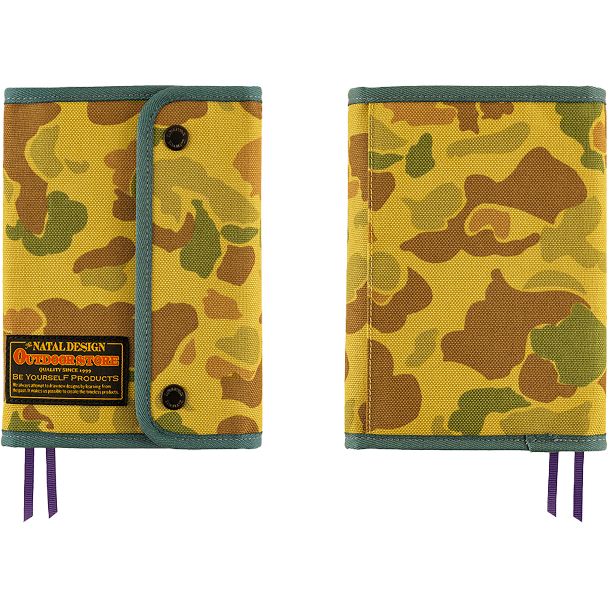 Hobonichi Japanese 2027 Book & Cover - Natal Design: Hello New Day! (Camo) - A6-Pen Boutique Ltd