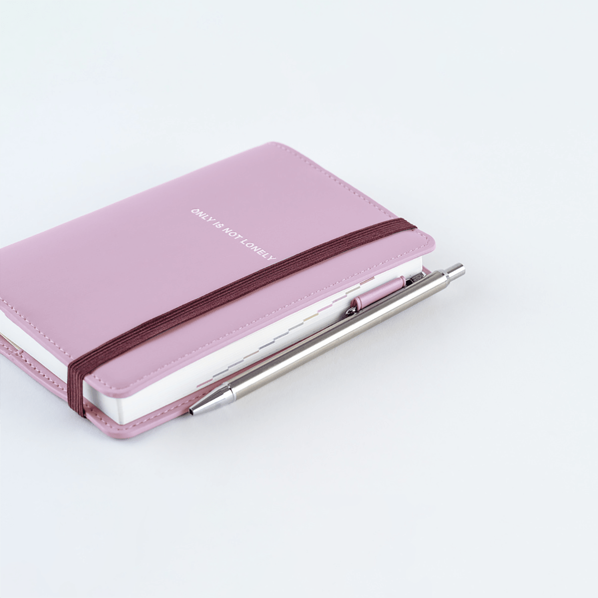 Hobonichi Japanese 2027 Cover - Only is Not Lonely: Lilac - A6 - Pen Boutique Ltd