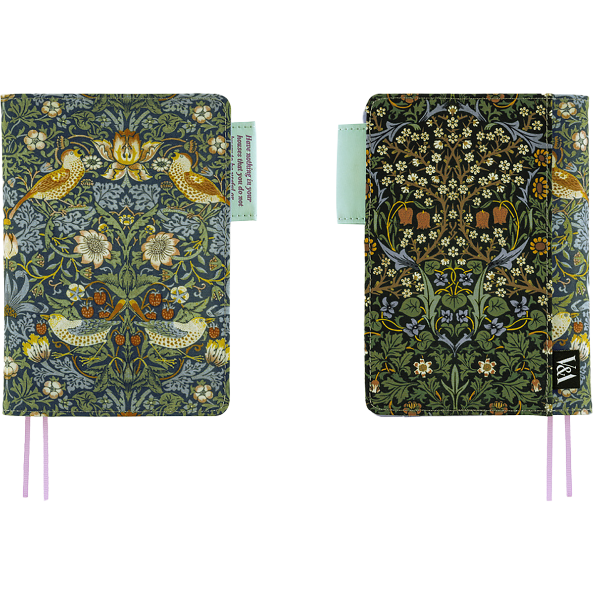 Hobonichi Japanese 2027 Cover - V&A Series: Strawberry Thief - A6 - Pen Boutique Ltd