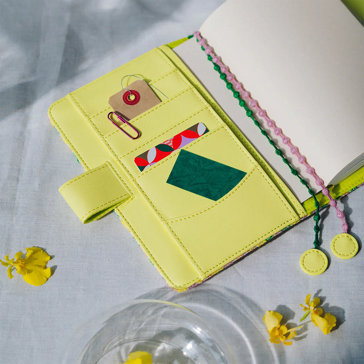 Hobonichi Japanese 2027 Cover - Minä Perhonen: Skyful (Yellow) - A6-Pen Boutique Ltd