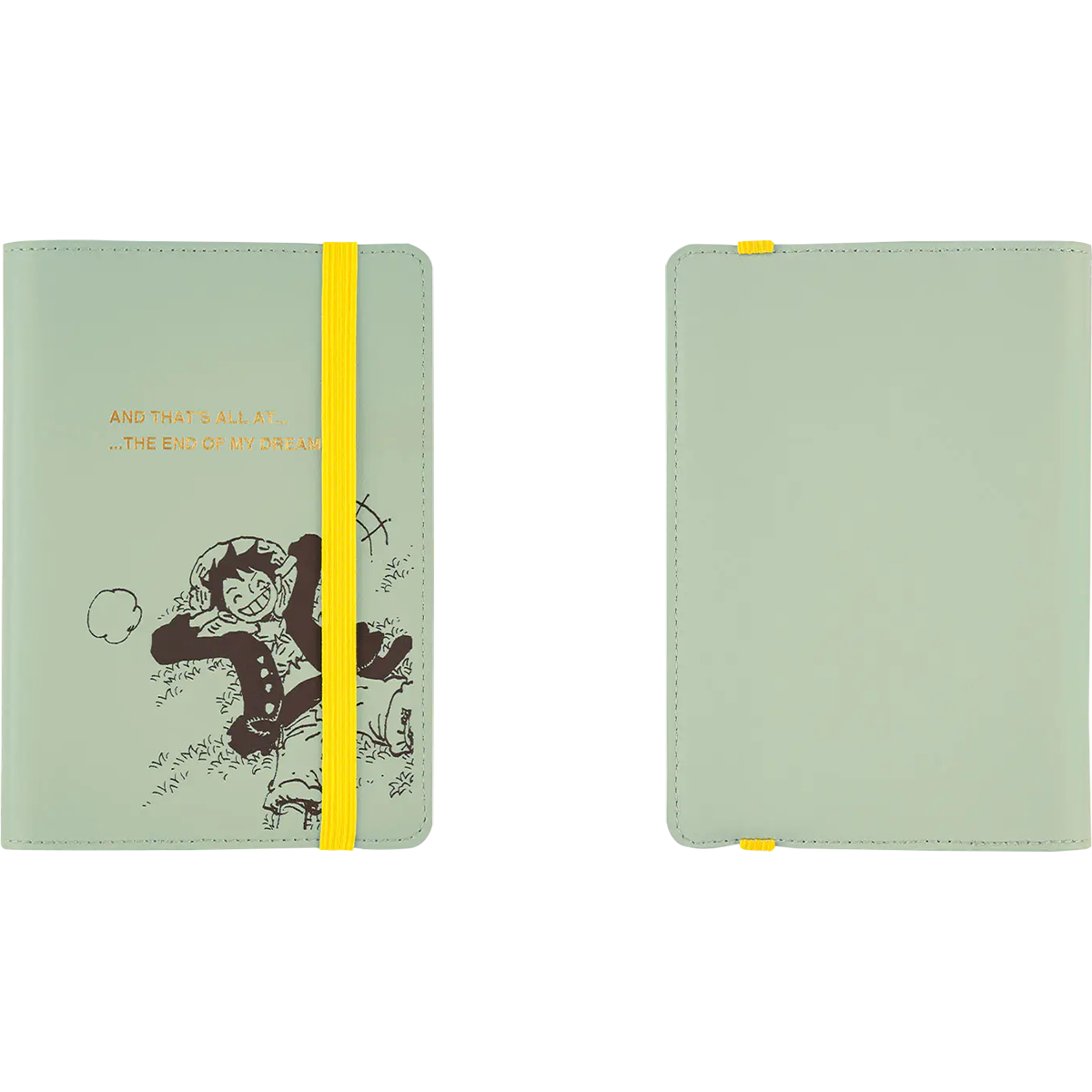 Hobonichi Original English Book & Cover - ONE PIECE Magazine: End of Luffy’s Dream - Mint Green - A6 (January Start)-Pen Boutique Ltd