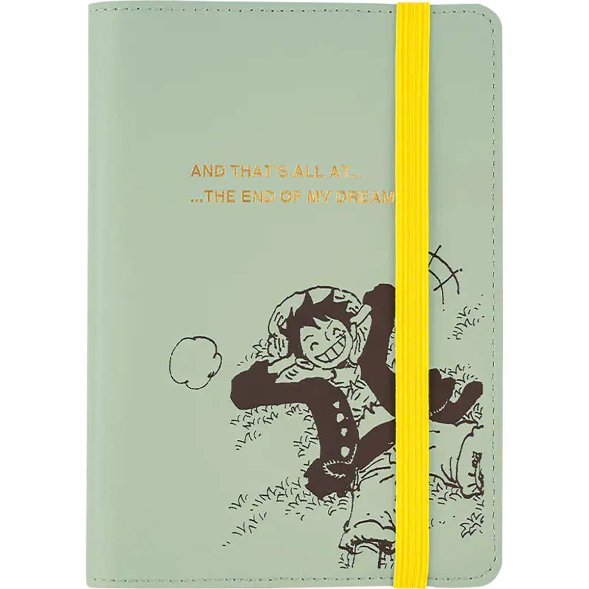 Hobonichi Original English Book & Cover - ONE PIECE Magazine: End of Luffy’s Dream - Mint Green - A6 (January Start)-Pen Boutique Ltd