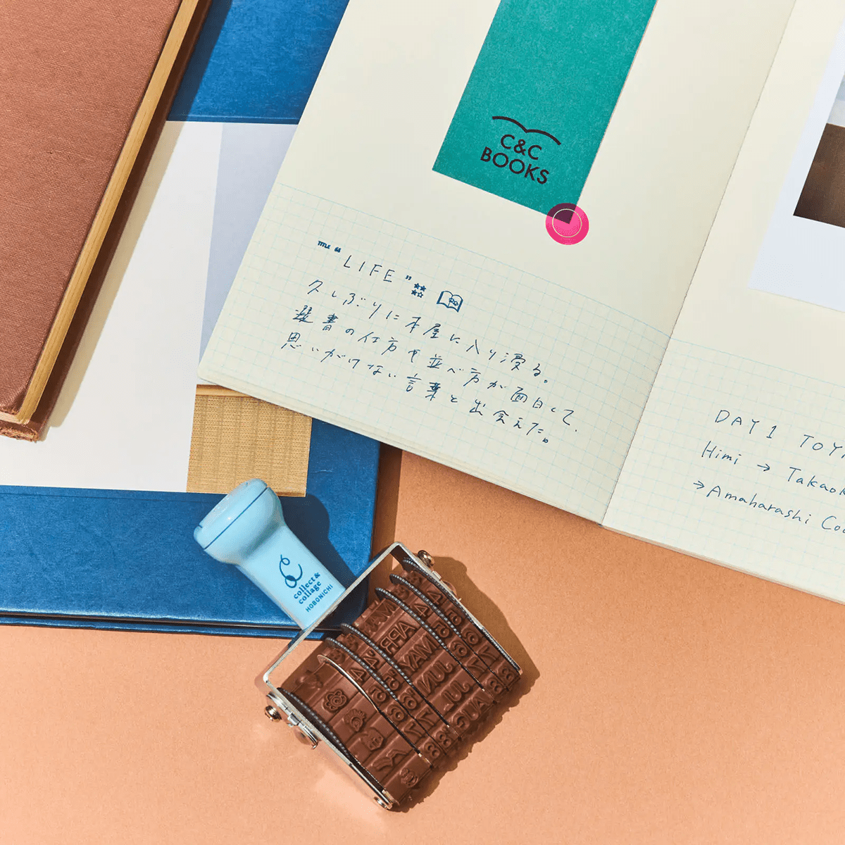 Hobonichi Rotating Stamp - Collect & Collage: Daily Memories - Pen Boutique Ltd