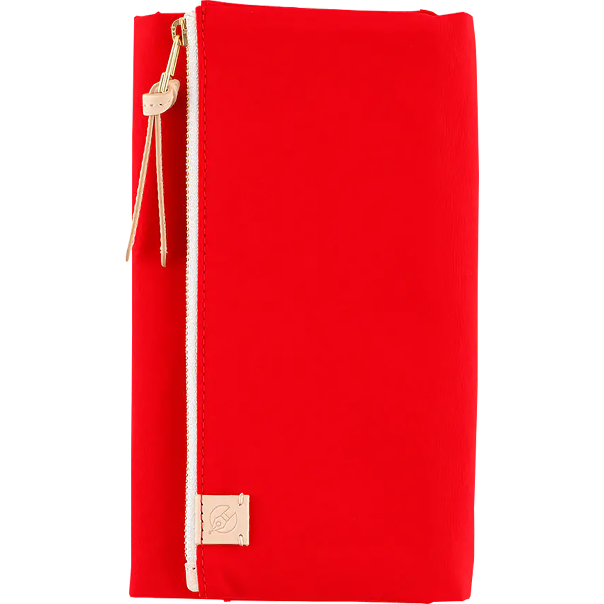 Hobonichi Weeks Cover - Tragen: Red - Tall & Slim - Zipper Closure-Pen Boutique Ltd