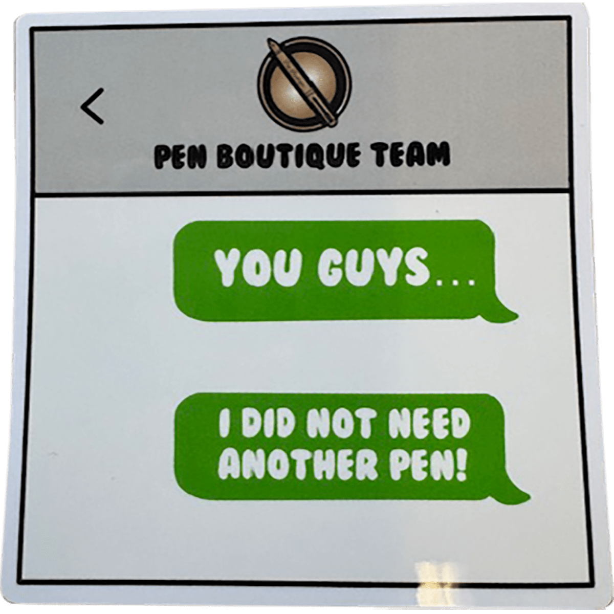 Pen Boutique Stickers - 8 Pack - Pen Boutique Ltd