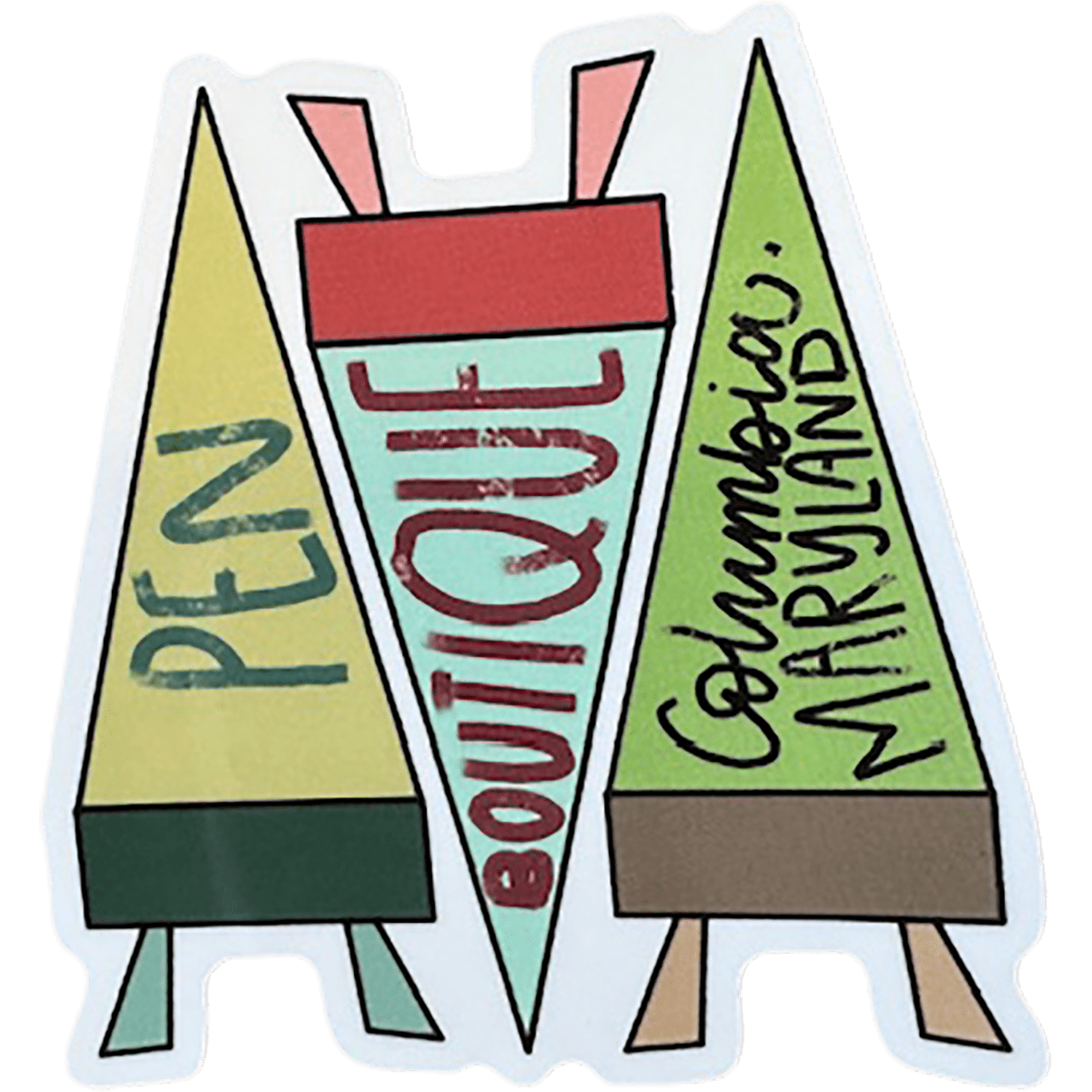 Pen Boutique Stickers - 8 Pack - Pen Boutique Ltd