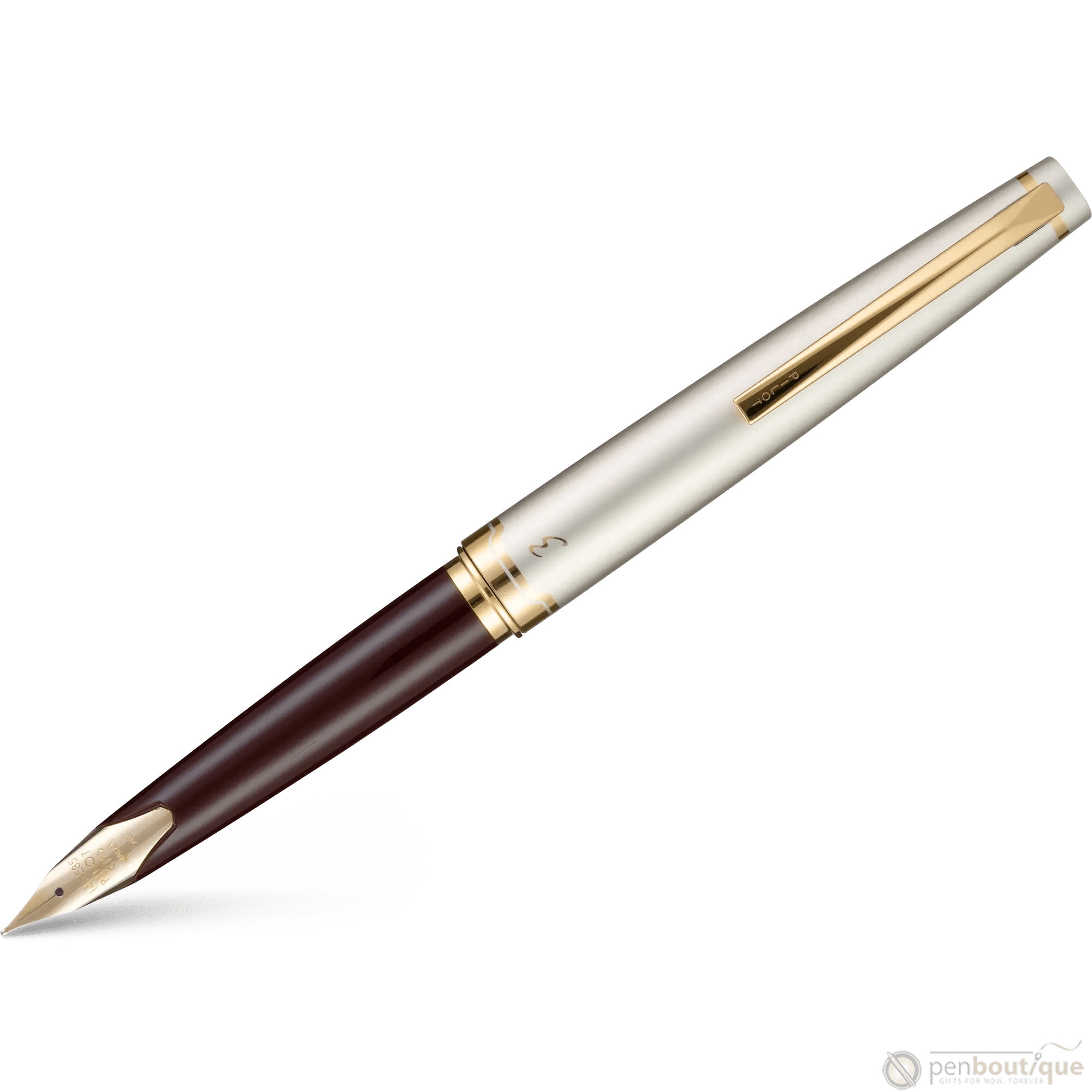 Pilot E95s Fountain Pen - Burgundy/Ivory - Pen Boutique Ltd