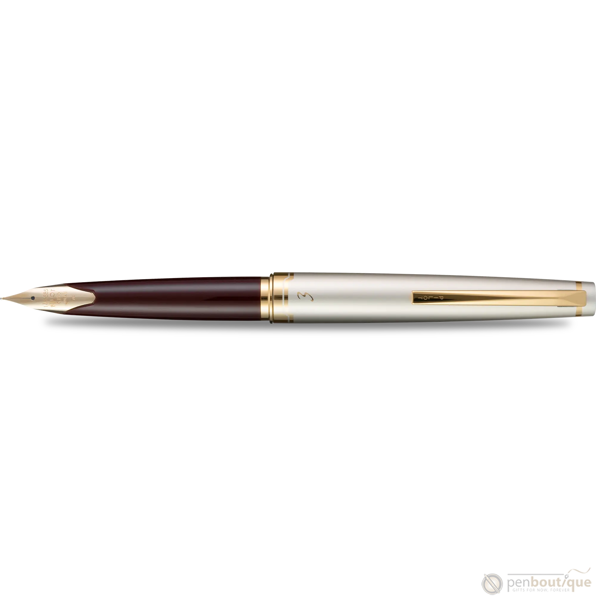 Pilot E95s Fountain Pen - Burgundy/Ivory-Pen Boutique Ltd