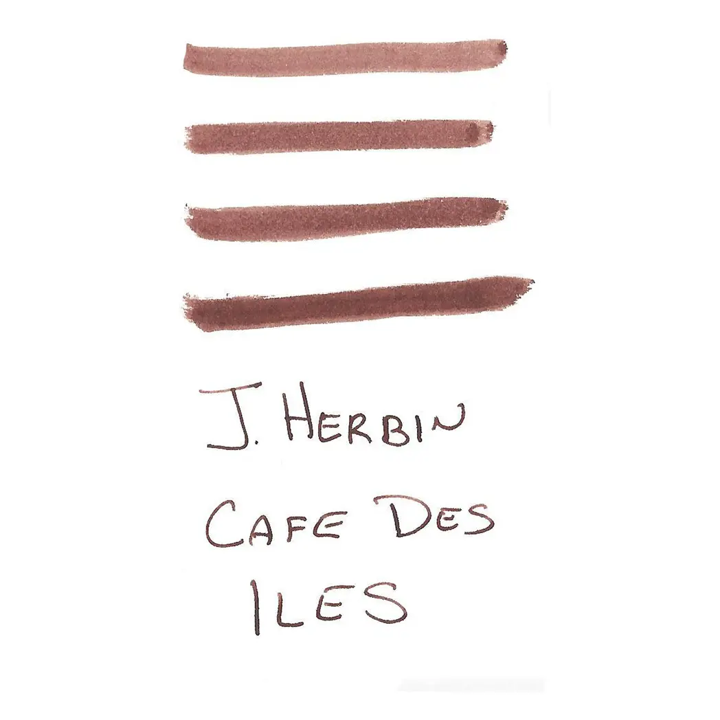 J. Herbin 30ml Fountain Pen Bottled Ink - Cafe Des Iles-Pen Boutique Ltd