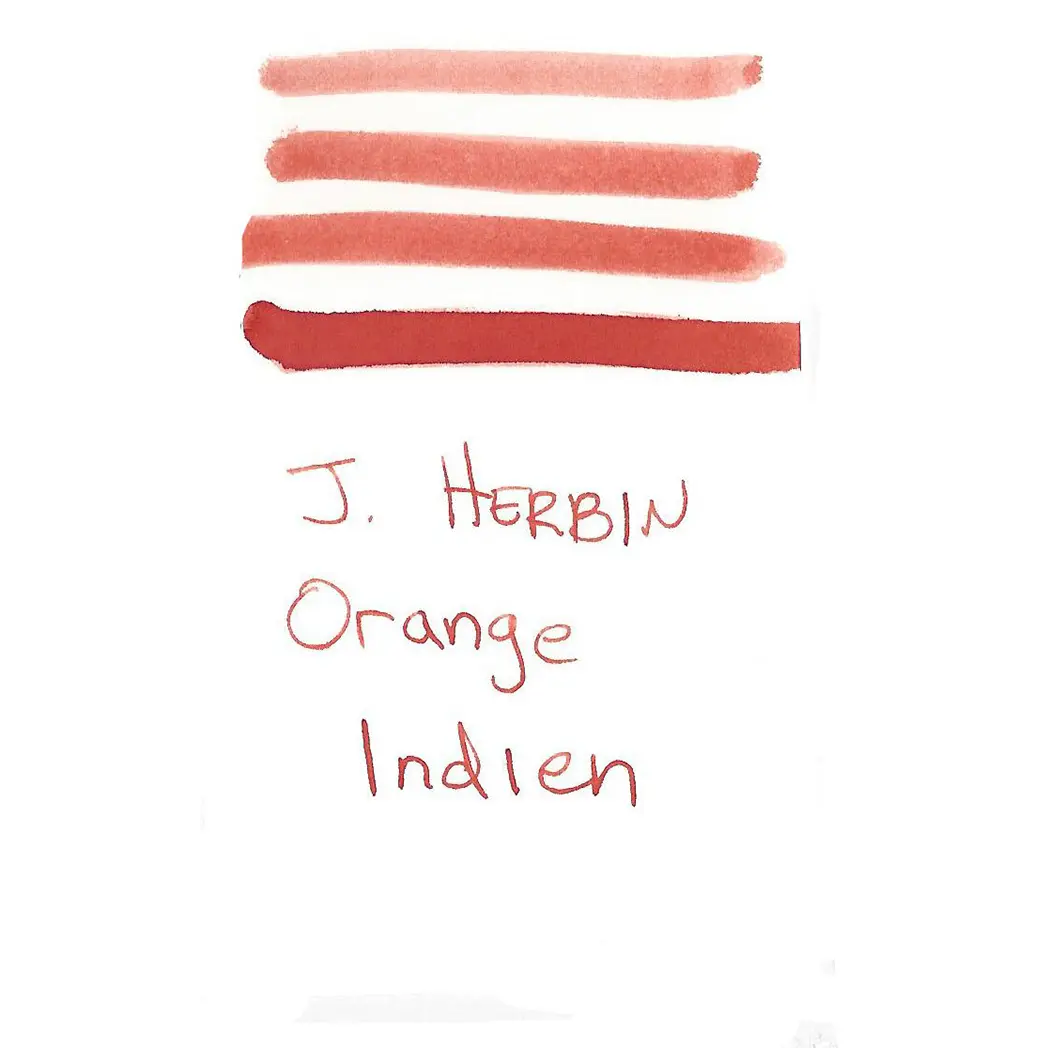 J. Herbin 30ml Fountain Pen Orange Indien Bottled Ink-Pen Boutique Ltd