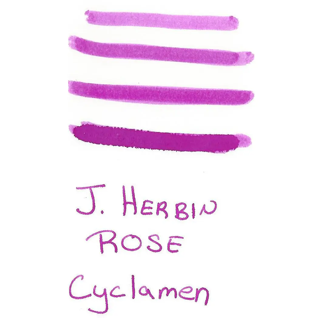 J. Herbin 30ml Fountain Pen Rose Cyclamen Bottled Ink-Pen Boutique Ltd