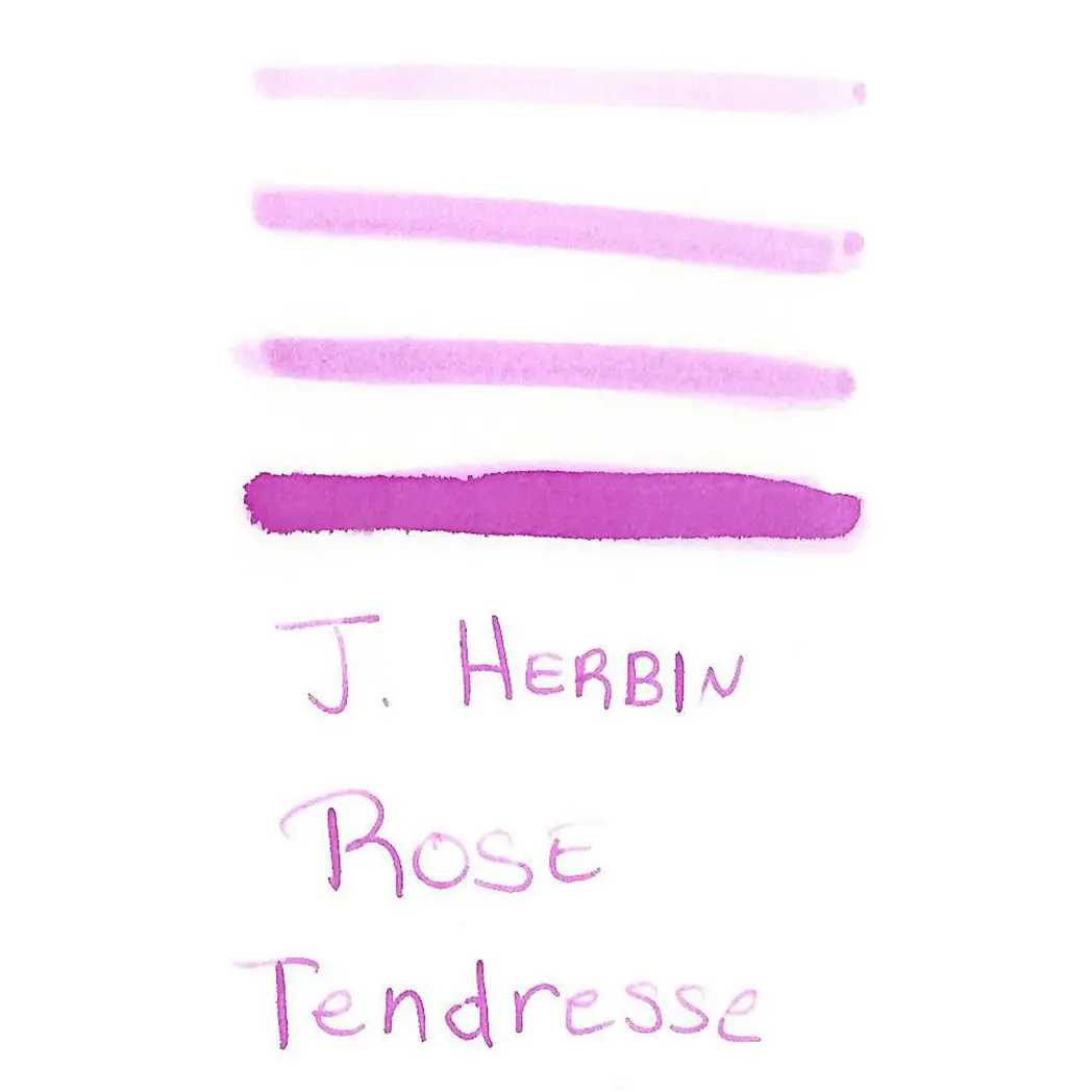 J. Herbin 30ml Fountain Pen Rose Tendresse Bottled Ink-Pen Boutique Ltd