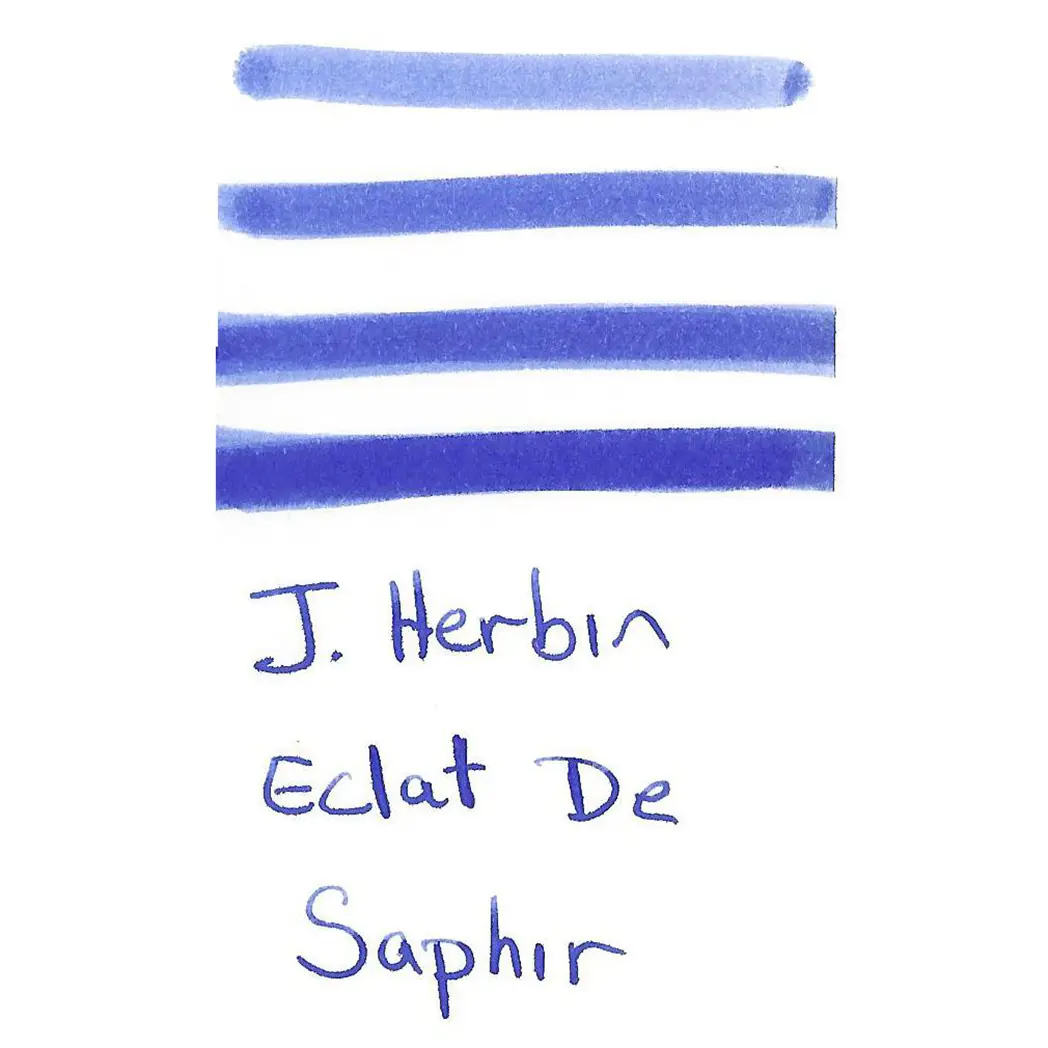 J. Herbin Fountain Pen Eclat De Saphir Bottled Ink-Pen Boutique Ltd