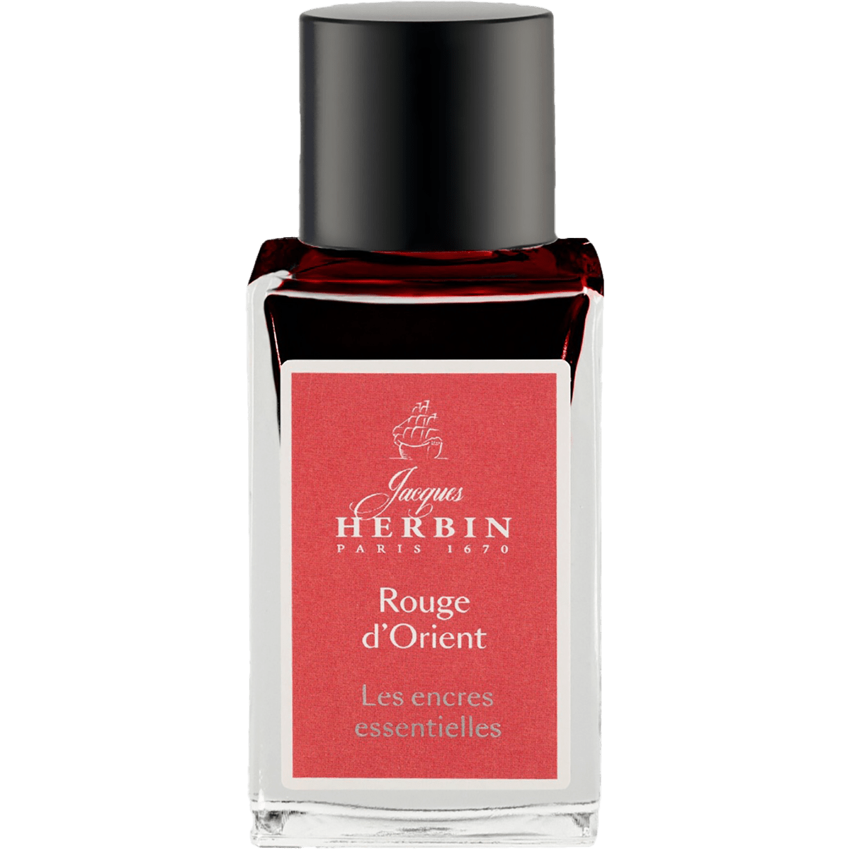J. Herbin 1798 Essential Bottled Ink - Rouge d'Orient - 15ml - Pen Boutique Ltd