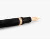 Visconti Homo Sapiens Fountain Pen – Volcano Lava Black – Bronze Trim-Pen Boutique Ltd