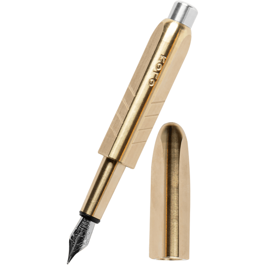 Kolo Tino Fountain Pen - Raw Brass