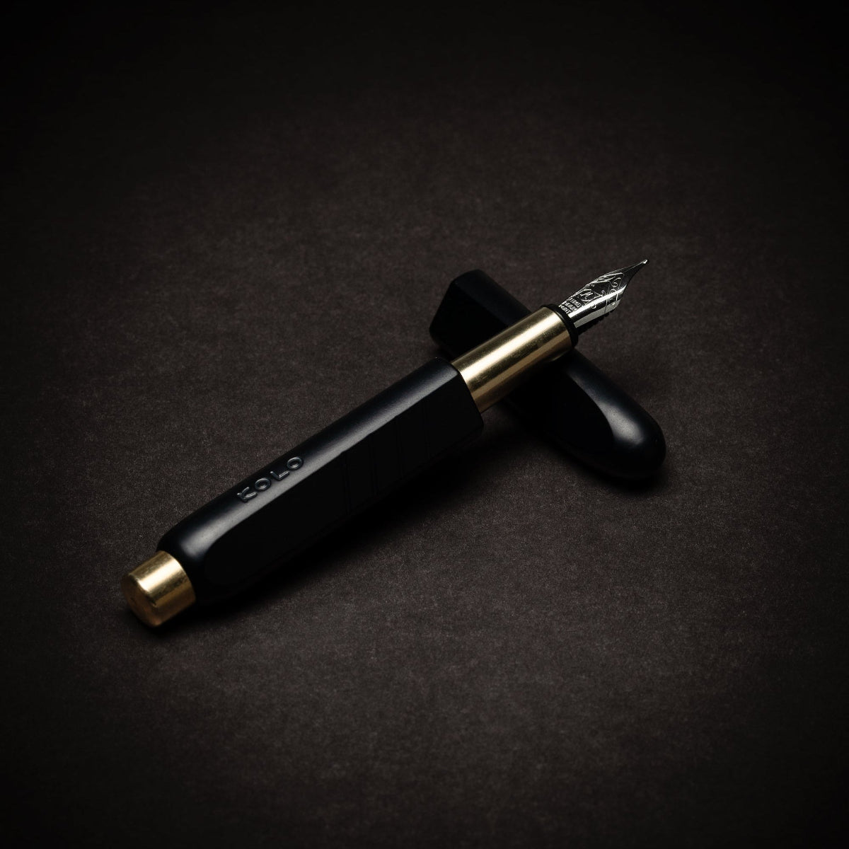 Kolo Tino Fountain Pen - Anodized Aluminum Noir - Pen Boutique Ltd