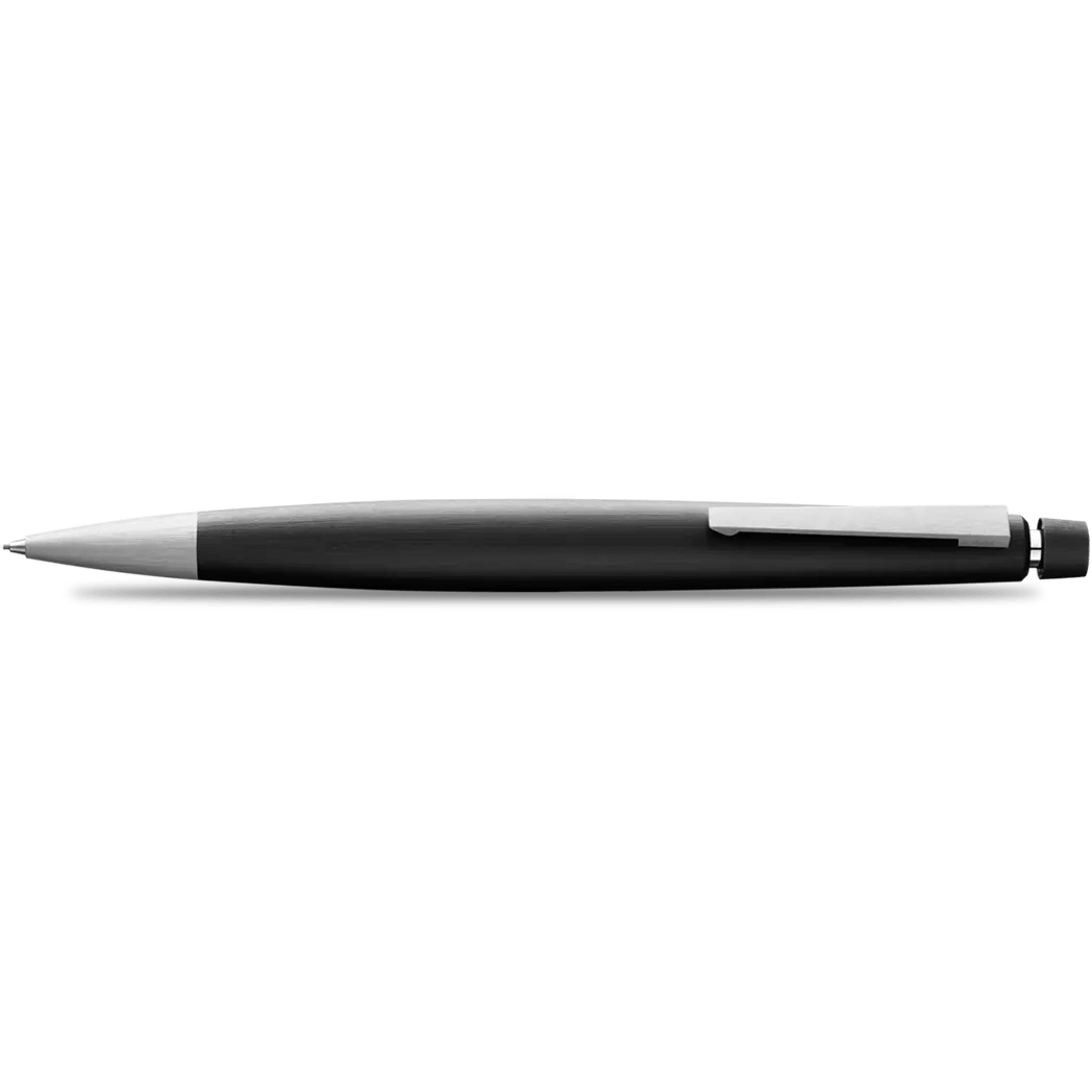 Lamy 2000 Black - Stainless Steel Clip Mechanical Pencil .7mm - Pen Boutique Ltd