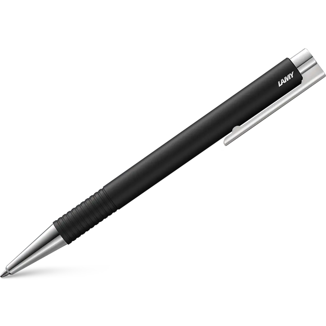 Lamy Logo M+ Black Glossy Ballpoint Pen-Pen Boutique Ltd