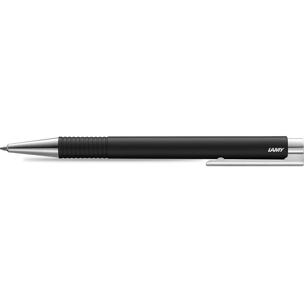 Lamy Logo M+ Black Glossy Ballpoint Pen-Pen Boutique Ltd