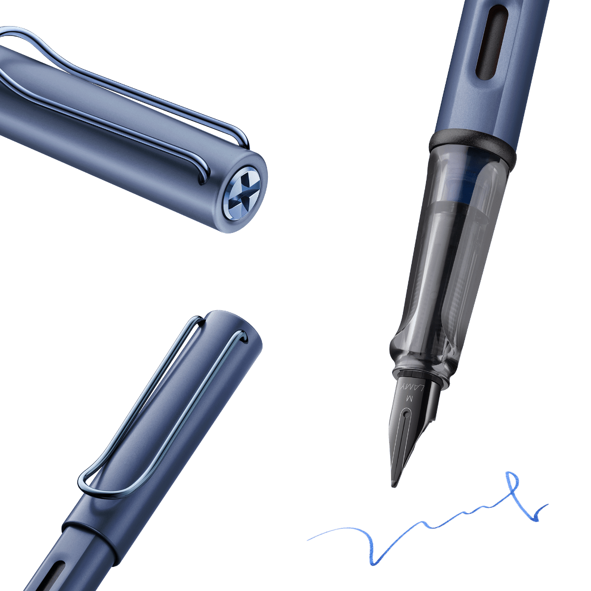 Lamy Lx Fountain Pen - Blue - Pen Boutique Ltd