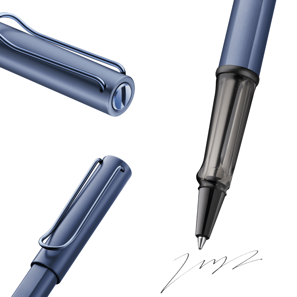 Lamy Lx Rollerball Pen - Blue - Pen Boutique Ltd