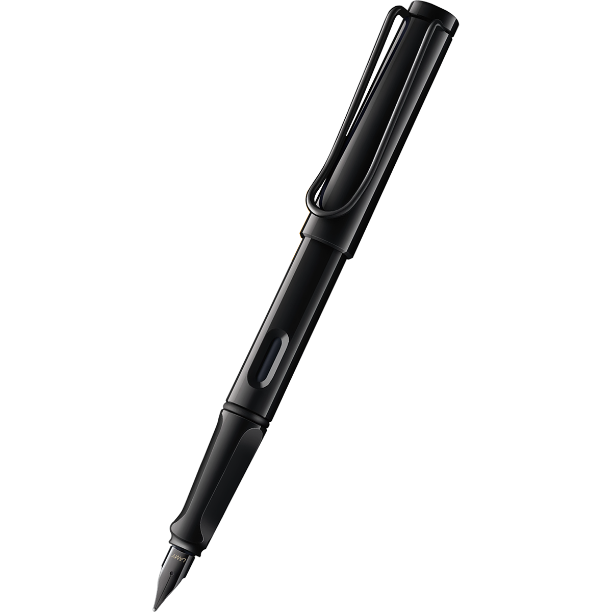 Lamy Safari Fountain Pen - All Black Glossy (Special Edition) + FREE Multi Ring-Pen Boutique Ltd
