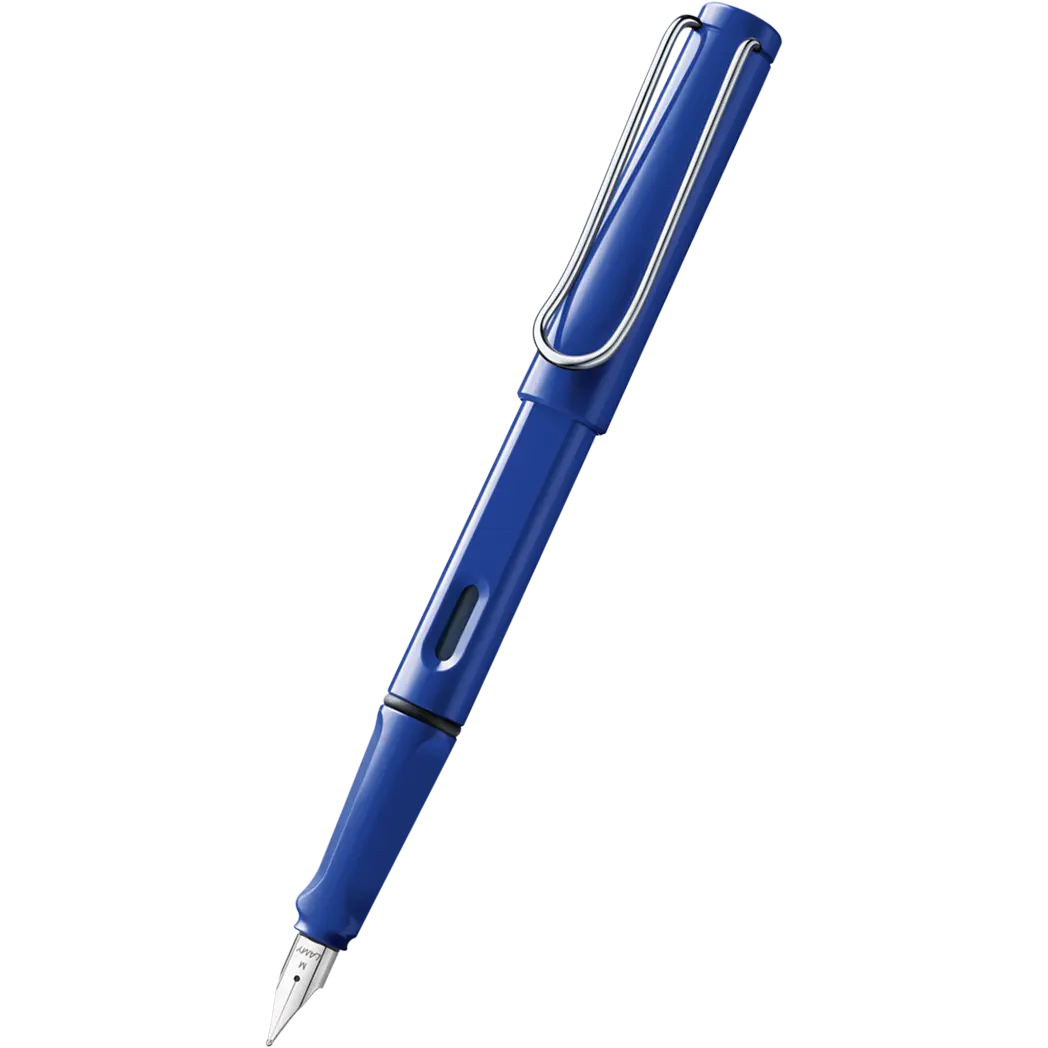 Lamy Safari Navy Blue Fountain Pen-Pen Boutique Ltd