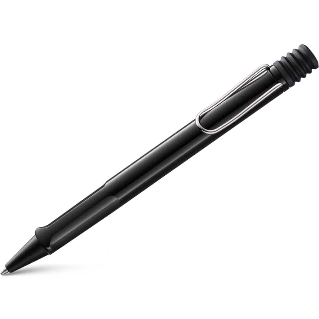 Lamy Safari Shiny Black Ballpoint Pen-Pen Boutique Ltd