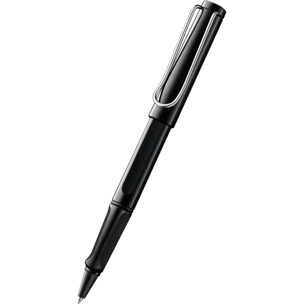 Lamy Safari Shiny Black Rollerball Pen-Pen Boutique Ltd