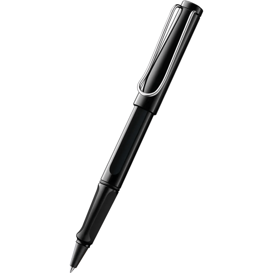 Lamy Safari Shiny Black Rollerball Pen - Pen Boutique Ltd