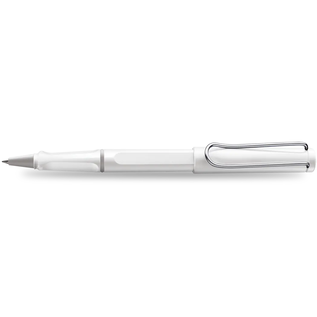 Lamy Safari White Rollerball Pen-Pen Boutique Ltd